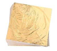 ILantule 16cm x 16cm Fogli di Foglia Oro,100 Pezzi di Lamina D'oro,Foglia D'oro,Ideali per Doratura, Artigianato, Progetti Artistici e Decorazioni,