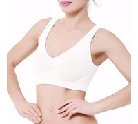 ILARY Brasserie Contenitiva Push UP Senza Ferretto (XL, Bianco)