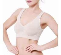 ILARY Reggiseno Sportivo (Neutro, L)