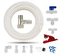 ilauke 15m Linea di Alimentazione Acqua Universal Set di Collegamento con 3/8 T