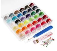 Ilauke 36pcs per macchina da cucire e filo con custodia per Singer Brother Janome Babylock Janome Kenmore