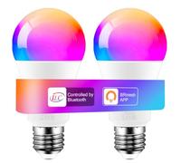iLC Lampadine Alexa, 12W E27, Compatibile con Alexa (sono necessari i dispositivi Echo), LED Lampadina Smart, 2700K-6000k CCT + Multicolore (2 pezzi)