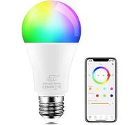 iLC Lampadine Alexa Colorate LED, Bianca Calda 2700K E27 RGBW Compatibile con Alexa (Sono necessari i dispositivi Echo), Multicolore Cambiare Colore Lampadina, 70 Watt Equivalent (1 Pezzi)