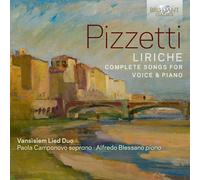 Ildebrando Pizzetti Pizzetti: Liriche. Complete Songs for Voice & Piano (CD)
