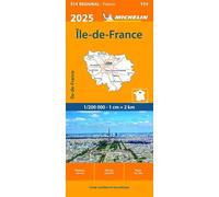 ILE DE FRANCE 10514 2025: wegenkaart schaal 1:200.000