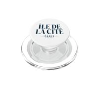 Île de la Cité Parigi Francia Navy Print PopSockets PopGrip per MagSafe