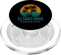Île Sainte-Marie Madagascar Retro Tramonto Malgascio Vacanza PopSockets PopGrip per MagSafe