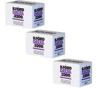 Ilford 1887710 Delta 3200 Professional, Black and White Print film, 135 (35 mm), ISO 3200, 36 foto (3 pezzi)