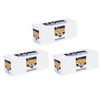 Ilford Pan F - Set di 3 pellicole 120 mm nero e bianco