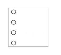 Ilford Schede supplementari 29x31 bianco 10 fogli