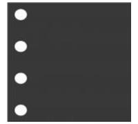 Ilford Schede supplementari 30x32 nero 10 fogli