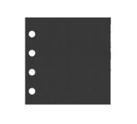 Ilford Schede supplementari 38x38 nero 10 fogli