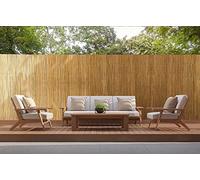 IlGruppone Arella in bambù per Recinzioni Stuoia Canne di Bamboo Frangivento Frangivista Naturale Giardini Balconi Schermo Privacy Ombreggiante - Naturale - 1,5x5 M