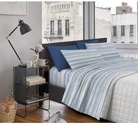 IlGruppone Completo Letto Lenzuola, parure, Flanella Calda e Morbida,Made in Italy Anti Pilling Felpato Flanellato - Beige - 1 Piazza (1 Piazza e mezza, RigaBlu513)