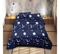 IlGruppone Completo Letto Matrimoniale No Stiro Set Lenzuola in Morbida Microfibra Anallergica Lenzuolo sotto con Angoli Elastici Fino 30 Cm, Lenzuolo Teso sopra 2 Federe Prodotto Italiano - Luna