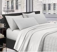 IlGruppone Coppia Di Federe In Calda E Morbida Flanella Di Cotone Felpato Con Bottoni E Trattamento Anti Pilling Flanellato Misura 50 x 80 Cm Copri Guanciale Salva Guanciale - Bianco