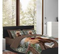 IlGruppone Copripiumino In Cotone Matrimoniale Sacco e Federe Due Piazze Con Stampe In Altissima Definizione Parure Letto - 06Luna - Singolo (45Tedd, Singolo)