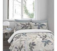 IlGruppone Copripiumino Matrimoniale in Raso Cotone Stampa Digitale HD Retro in Puro Cotone,Sacco + 2 Federe Lavabile in Lavatrice Morbido, Brillante e di Alta qualità - Flora