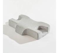 IlGruppone Cuscino Antirughe in Memory Foam Ergonomico 62x38x10 cm Supporto Cervicale Ortopedico per Dormire Supini e Laterali, Anti Pressione Viso, Federa Morbida Rimovibile e Lavabile