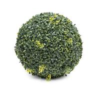 IlGruppone Greenball Sfera di Bosso Decorativa Siepe Finta Artificiale con Foglie 2 Misure Ø23/34 Cm Realistica UV Resistente Palla Foglie Verde Giardino per Ambienti Esterni Interni - 34