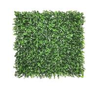 IlGruppone Pannello Stile Giungla Foglie Artificiale A Parete per Interno Esterno Giardino Verticale Siepe Finta Muro Bosco Erba Recinzione Anticaduta Frangivista - Levana - 50x50 cm