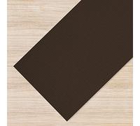 IlGruppone Passatoia Cucina Tappeto Multiuso H 65 Cm in Gomma Forata Morbido Antiscivolo Ingresso Bordi Piscina Sottolavello Scendidoccia Credenza - Marrone - 65x300Cm