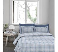 IlGruppone Passione Casa Copripiumino in Flanella Felpato Prodotto Italiano 100% Cotone di Flanella Sacco e Federe - Singolo - Beige (Singolo, Torino Azzurro)