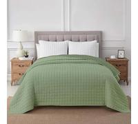 IlGruppone Passione Casa Trapuntino Coperta Primaverile Bicolore Trapunta Anallergica Piumino Mezza Stagione Antiacaro Colorato Tinta Unita Microfibra Manopesca Duck Friendly(Singolo)