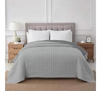 IlGruppone Passione Casa Trapuntino Coperta Primaverile Bicolore Trapunta Anallergica Piumino Mezza Stagione Antiacaro Colorato Tinta Unita Microfibra Manopesca Duck Friendly(Matrimoniale)