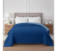 IlGruppone Passione Casa Trapuntino Coperta Primaverile Bicolore Trapunta Anallergica Piumino Mezza Stagione Antiacaro Colorato Tinta Unita Microfibra Manopesca Duck Friendly(Matrimoniale)