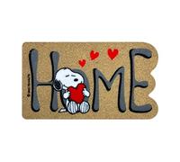 IlGruppone Peanuts Zerbino in Cocco Ingresso Snoopy Originale Rettangolare 70 x 40 Cm Tappeto Ingresso Asciugapassi Tappetino Antiscivolo Interno Esterno Originale Idea Regalo - Home