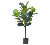 IlGruppone Pianta Finta Da Interno Artificiale Grandi Varie Altezze 100/150/180 Cm Artificiali Vari Modelli Modellabili Decorazioni Casa Ufficio - Fico Foglia Violino - Altezza 100cm