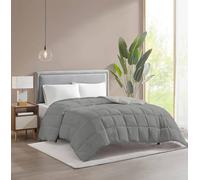 IlGruppone Piumino invernale caldo piumone 3 misure double face microfibra anallergico - Bordeaux/Panna - 1 Piazza (1 Piazza e mezza, Titanio/Grigio)