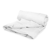 IlGruppone Piumino Letto Primaverile Estivo in Microfibra 200 gr/m² - Trapuntino Sottile Anallergica e Traspirante - Effetto Mano Pesca - Bianco - Singolo, Piazza e Mezza, Matrimoniale