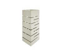 IlGruppone Portaombrelli Interno Esterno Elegante Design Moderno in Metallo con Ganci per ombrellini - Modello 9 Tortora