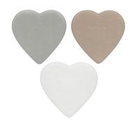 IlGruppone Set 3 Pezzi Umidificatore Aria per Calorifiero Evaporatore d'Acqua Termosifoni Stanza Riscaldamento Radiatore con Ganci Design Moderno Gatto Cuori Cucina Camera Cameretta - Cuore