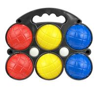 IlGruppone Set di Bocce Bambini Adulti 6 Palline 2 Boccini Spiaggia Campeggio Giardino con Borsetta per Trasporto Prodotto Palline Giochi per Il Mare
