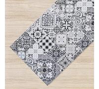 IlGruppone Tappeto Cucina Antiscivolo Made in Italy Passatoia Antimacchia Multiuso Soggiorno Corridoio - Lavabile in Lavatrice - Fantasia - 50 x 250 cm