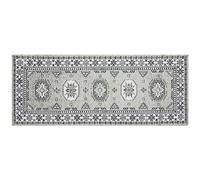IlGruppone Tappeto in Morbida Ciniglia Corridoio Soggiorno Ingresso Passatoia Cucina Lavorazione Jacquard Camera Scendiletto Prodotto Italiano Antiscivolo - Dis1 Tortora - 55x280cm
