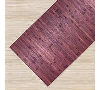 IlGruppone Tappeto Passatoia in Vero Bamboo Tappeto Cucina Ingresso in Legno Antiscivolo Aderente Lavabile E Antimacchia Tagliabile - Viola - 50x350 cm