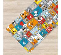 IlGruppone Tappeto Peanuts Cucina Originali Antimacchia e Antiscivolo Made in Italy Passatoia Multiuso Corridoio Soggiorno Lavabile in Lavatrice - Comics - 50x250cm