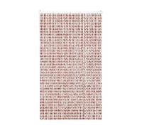 IlGruppone Tenda Antimosche per Porta Finestra A Pannello con Telaio in PVC, in più Colori, Moschiera con Corde a Perline per Esterno Interno Fili a Caduta - Marrone - 120 x 220 Cm