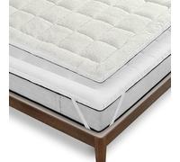 IlGruppone Topper per Materasso 4 Stagioni Double Face Correttore Materassi Certificato Oekotex 2 Lati Fresco Calda Sherpa Letto Comodo - Matrimoniale