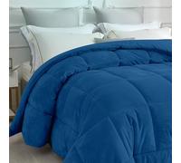 IlGruppone Trapunta Piumino Invernale In Tessuto Flanellato Caldo Piumone In Morbida Flanella Effetto Velluto Tinta Unita Inverno Flannel 550 Gr-Mq - Avio - Matrimoniale