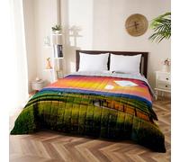 IlGruppone Trapuntino Matrimoniale Stampa Digitale Primavera Autunno Copriletto Coperta Leggera Trapunta Primaverile Due Piazze - Dis14Attimi