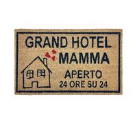 IlGruppone Zerbino Ingresso Casa in Fibra di Cocco con Base in PVC Antiscivolo Misura Rettangolare 75 x 45 Cm Realizzato A Mano Tappeto AsciugaPassi Idea Regalo - Dis9Mamma