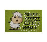 IlGruppone Zerbino Ingresso Casa in Fibra di Cocco con Base in PVC Antiscivolo Misura Rettangolare 75 x 45 Cm Realizzato A Mano Tappeto AsciugaPassi Idea Regalo - Dis3Pecorella