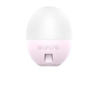 ILGUN Macchina del Rumore Bianco Nuovo Rumore Bianco Sonno Altoparlante Bluetooth Colorato Comodino Luce Notturna Bambino Calmante Cura Musica Altoparlante(Rosa)