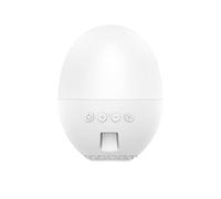 ILGUN Macchina del Rumore Bianco Nuovo Rumore Bianco Sonno Altoparlante Bluetooth Colorato Comodino Luce Notturna Bambino Calmante Cura Musica Altoparlante(Bianco)