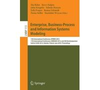 Ilia Bider Enterprise, Business-Process and Information Systems Mode (Tascabile)